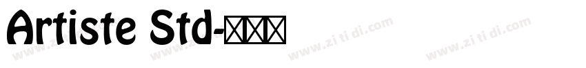 Artiste Std字体转换